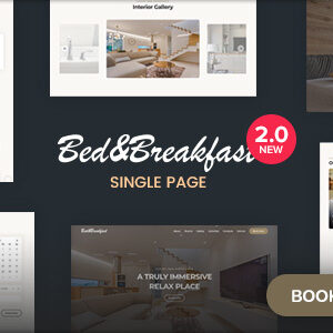 Bed&Breakfast Responsive Single Page