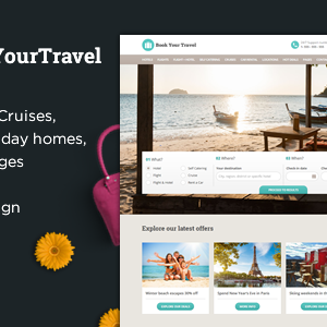 Book Your Travel – Online Booking HTML Template