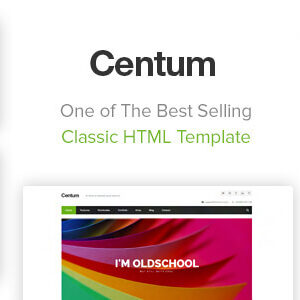 Centum – Responsive HTML Template
