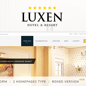 Luxen – Premium Hotel Template