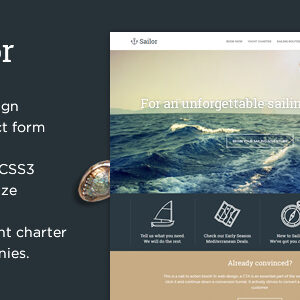 Sailor – Yacht Charter Booking HTML Template