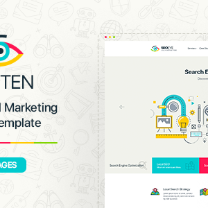 TopTen | Digital SEO Agency HTML5 Template